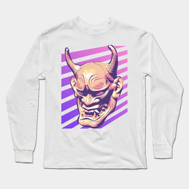 Hannya-chan Long Sleeve T-Shirt by markoholic